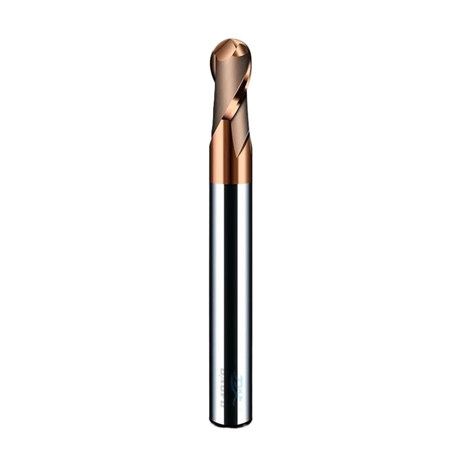 1PC HRC55 2-fletowy Frez Kulisty Ze Stopu Trzpieniowy Z Węglika Wolframu Narzędzia CNC Metalowy Stalowy Router Bit