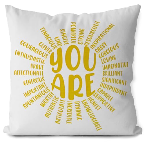 Positive Affirmations 18x18 Pillow Cover