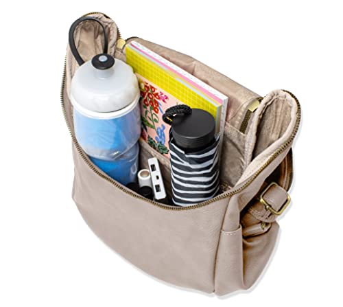 Joy Susan Kerri Side-Pocket Backpack: Womens/Vegan #TOP5