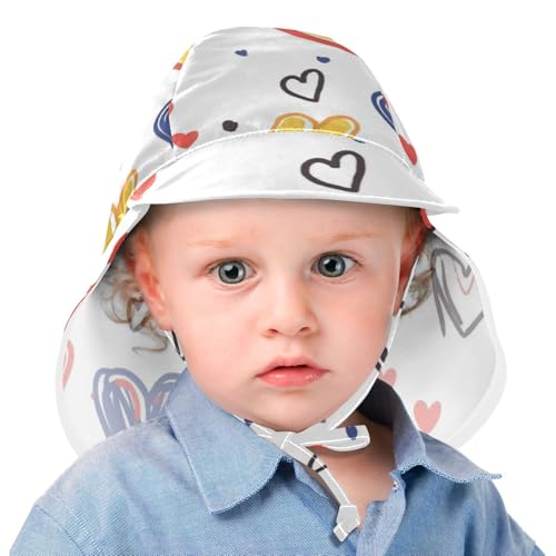 Toddler Boy Girl Sun Hats Boy Bucket Hat Girl UPF 50+ Wide Brim Beach Essentials2