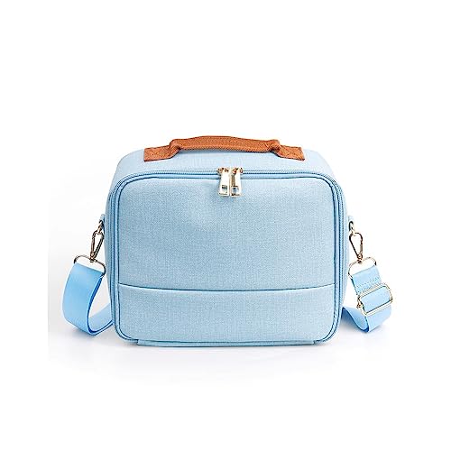 AFGRAPHIC Sac Pour Appareil Photo Numérique Compact Leica Q3 Avec Fermeture éclair Bleu Ciel Taille Unique, Bleu, Pochette Pour Appareil Photo