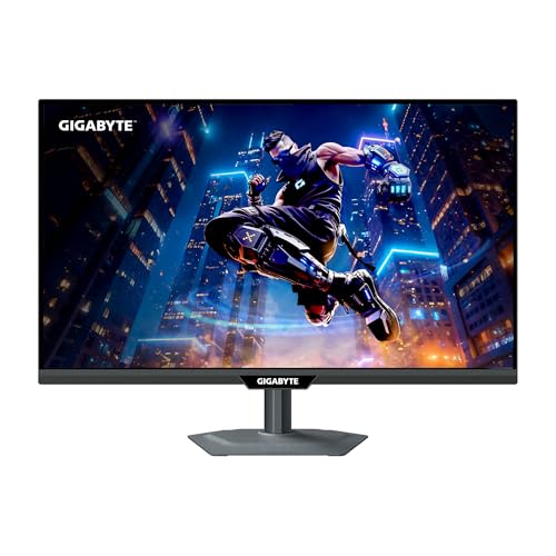 GIGABYTE M27UP 27” 4K UHD Gaming-Monitor - Dual-Modus (4K 160Hz oder FHD 320Hz), 3840 x 2160, 1ms, 350 cd/m², FreeSync Premium, DisplayHDR400, HDMI 2.1, DisplayPort 1.4