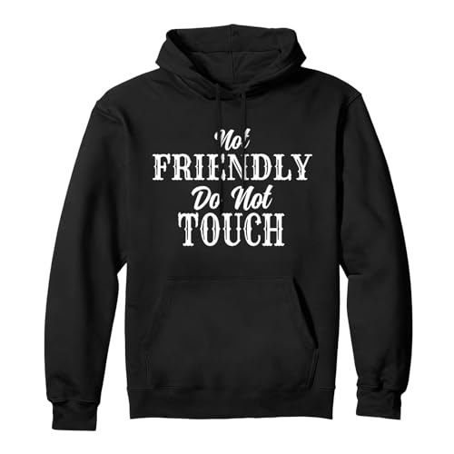 Image of Men's Cozy Winter Hoodie with Stylish Letter Print Front, Heavyweight Fleece Pullover Sweatshirt for Casual Daily Wear, Soft Brushed Interior, Sizes S-3XL (Black, XL)