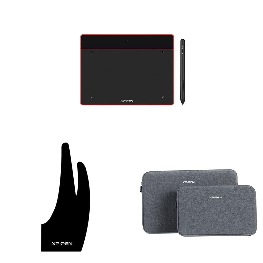 XP-Pen Deco Fun S Red Graphics Tablet 6.3 × 4 Inch Pen Tablet with 8192 Levels Pressure Sensitivity-picture-19