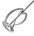 Bilbau Pesante Multi Mixer Esagono Agitatore Render Frusta Pagaia per Gesso Vernice Cemento Adesivo Tre Lame Ring100 mm x 600 mm per Dispositivi >600 Watts