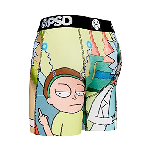 PSD Men's E - Rick And Morty 2 Birds Boxer Briefs, Green, XL3