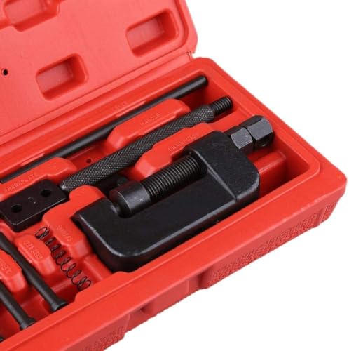 Image of AASONS Chain Breaker Rivet Separator Cutter Motorcycle /Cam Drive Timing Riveter Tool Kit For Breaking & Joining Most Drive Sprocket Chain Splitter From 35-630