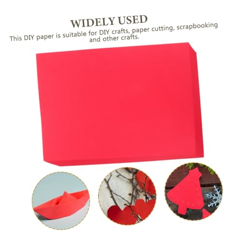 100 feuilles papier cartonné pour loisirs créatifs de format polyvalent pour bricolage varié