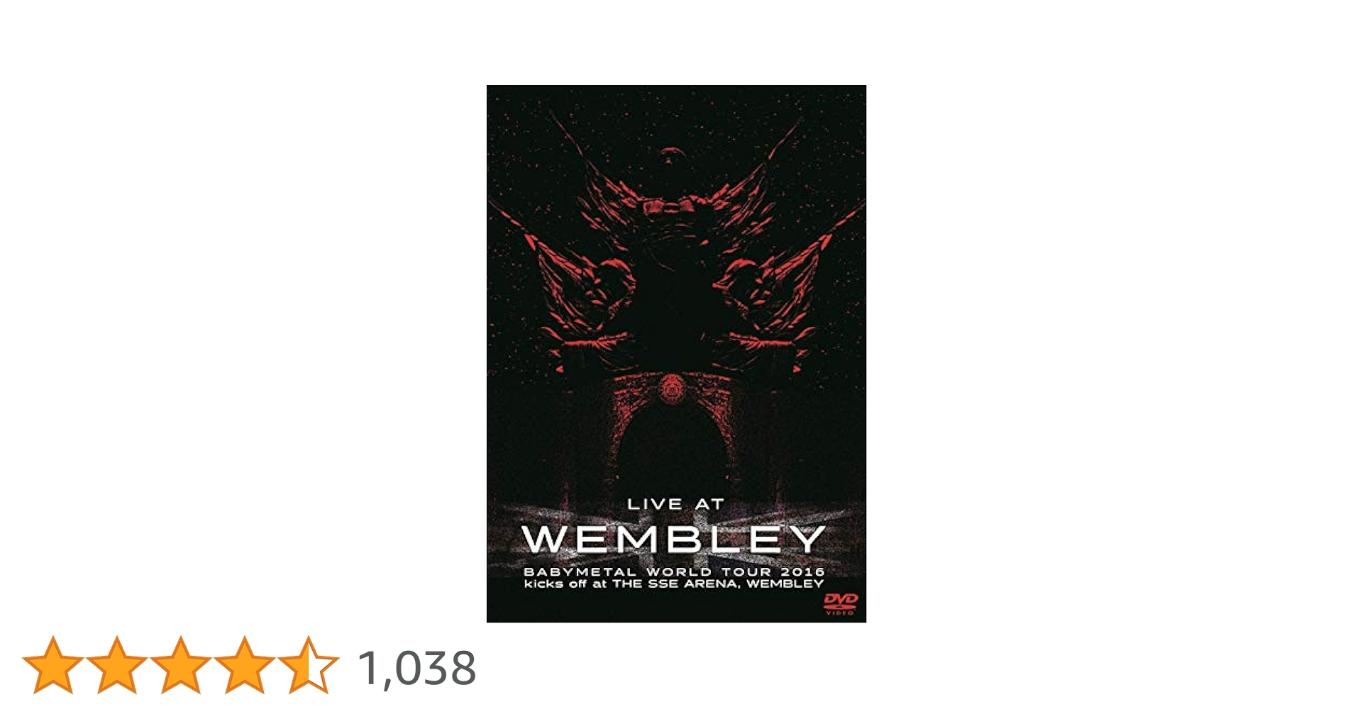 Amazon.co.jp: LIVE DVD 「LIVE AT WEMBLEY」 BABYMETAL WORLD