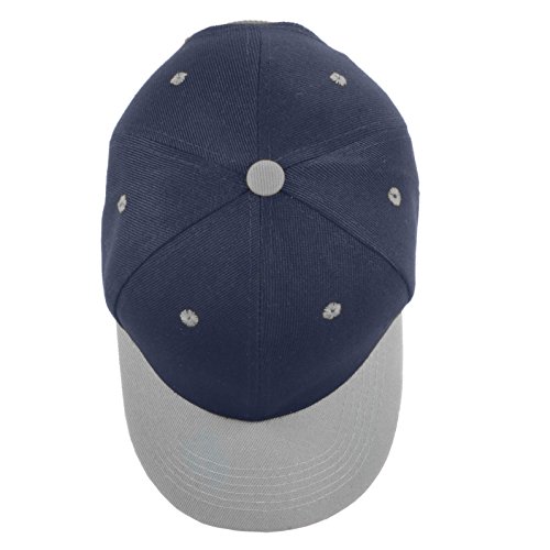 Image of Gelante Plain Baseball Cap Adjustable Back Strap 3 PC-001-Navy Gray