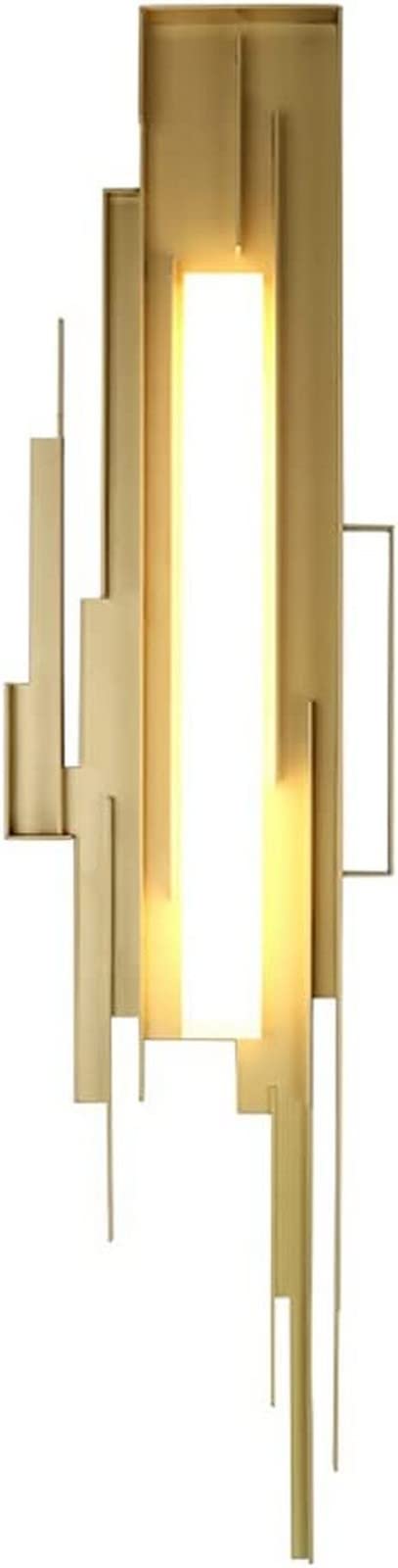 Wall Light Nordic Bedroom Bedside Lamp, Iron Art Lamp Body Acrylic Lampshade After Modern Simple Personality Wall Lamp, 111V~240V Electroplating Process Indoor Lighting Fixture Bedside Decor Lamp