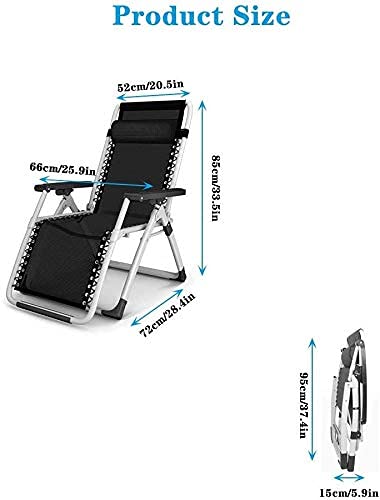 Chaise longue pliante robuste pour savourer le calme du jardin - 4