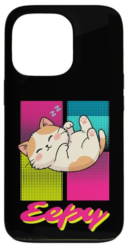 Eepy Cat ���g�� ���I ���� �L�e�B �L���[�g �~�[�� �f�U�C�� �X�}�z�P�[�X iPhone 13 Pro �p