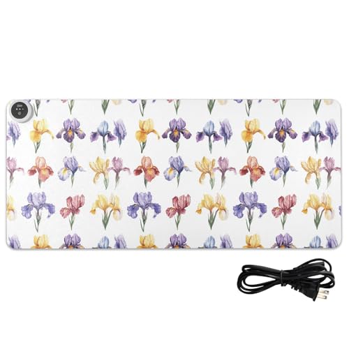 Mains froides au bureau ? Tapis de souris chauffant PU 80 x 33