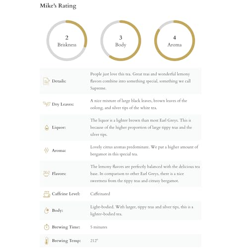 Harney & Sons Earl Grey Supreme Tea (16oz Loose Leaf)