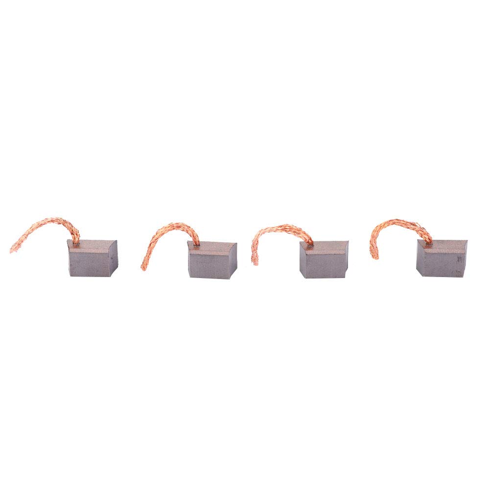 Lot De 4 Balais De Charbon 5x5x16 Mm Avec Fil Cuivre – 12-24V, Pour Pompe, Essuie-Glace, Ventilateur, Lève-Vitre Auto