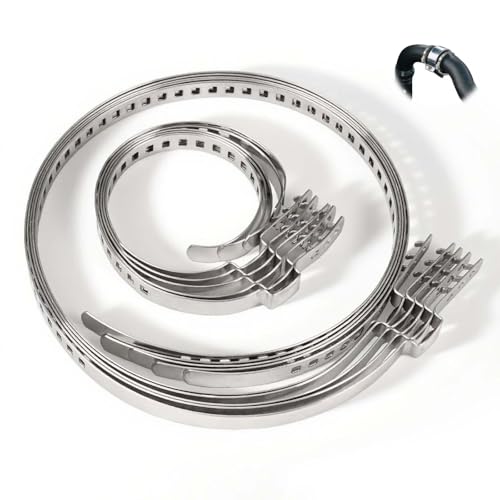 Nevoluxer Collier Soufflet Cardan, Soufflet de Cardan Universel - 10 Pièces (5 Grandes et 5 Petites), Collier Serrage Soufflet pour la Plupart des Véhicules