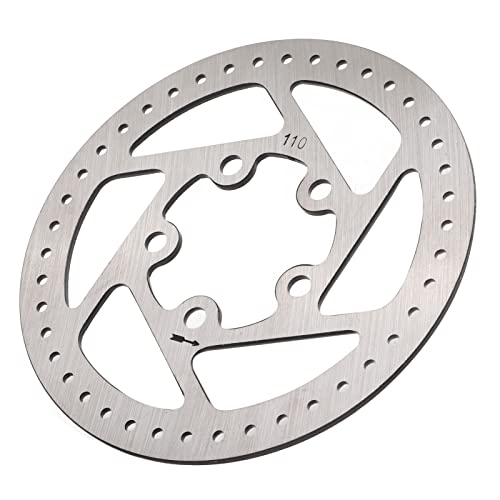 RiToEasysports Scooter Disc Brake Rotor,110mm 5 Hole Stainless Steel Disc Brake Rotor And Brake Pad for M365/1S/LITE Electric Scooter Good Heat Resistance Electric Scooter Electric Scooter - Image 4