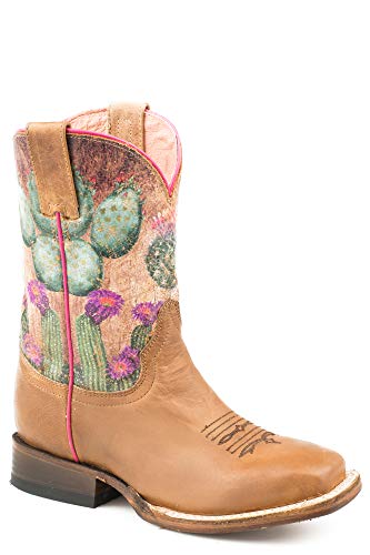 ROPER Boys Girls Prickly Cactus Sq Toe Boot