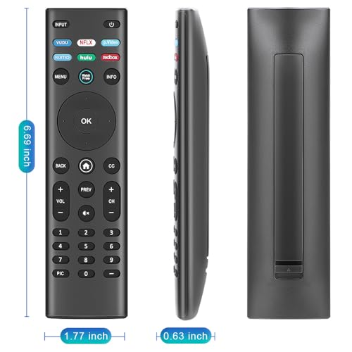 Image of for VIZIO-Smart-TV-Remote-Control, Universal Replacement XRT140 for VIZIO All LED LCD HD 4K UHD HDR Smart TVs