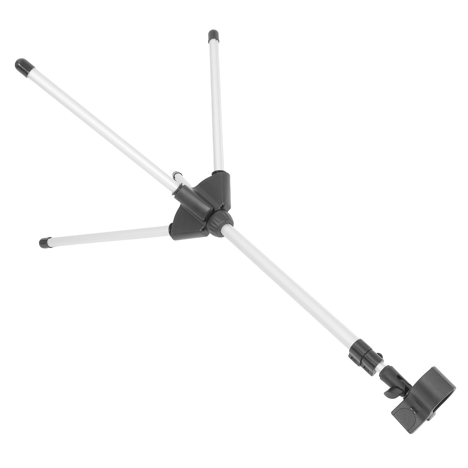 SOLUSTRE Soporte Ajustable y Plegable Base Estable de Plástico y Aleación de para Secador de Cabello Adecuado para Uso y Espacios