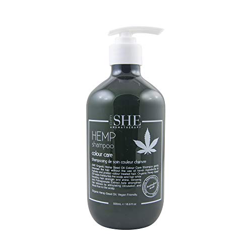 om SHE Aromatherapy Organic Hemp Seed Oil Shampoo - Color Care