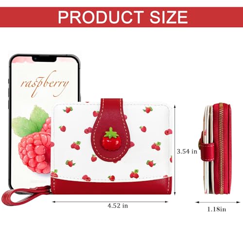 Image of Sunwel Fashion Girls Cutest Prints Wallet Card Slots Small Wallet with Zipper Coin Pouch Wallet for Women