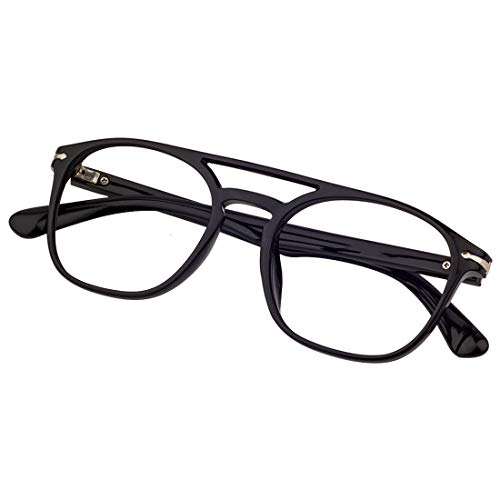 Image of La Casa De Papel Money heist Professor Glass Aviator Blue Light Blocking Glasses Anti Blue Ray Computer Screen Glasses Anti Glare Reduce Eyestrain Eyeglasses