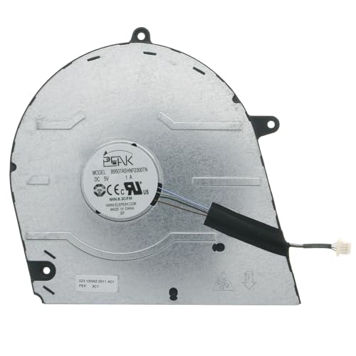 Ventilador de refrigeración de CPU de repuesto para Dell Inspiron 16 7640 2 en 1 I7640-7366BLU-PUS | Compatible con NT0KY B9507ASHNF2300TN 023.100WZ.0011 | DC 5V 1A 4 pines