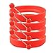 Robot Bee 4 Pack Non-stick Silicone Egg Ring, Kitchen Cooking Round Egg Pancake Rings Mold BPA Free-Red