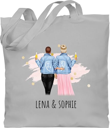 DPKOW Beste Freundin Geschenkset – Kosmetiktasche & Schlüsselanhänger In Roségold