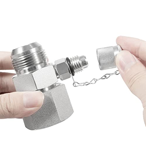 Tees hydrauliques pivotants JIC37 lot de 7 pièces haute pression