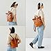 BERLINER BAGS Vintage Genuine Leather Backpack Seattle, Small Backpack, Bookbag for Women - Brown