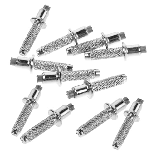 TOYANDONA 16 Piezas De Muletas De Senderismo De Tungsteno De Accesorios para Bastones De Senderismo Puntas De Acero De Tungsteno Plateado