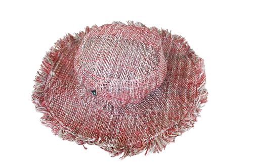 Image of Hemp Sun Hat Wired Wide Brim Big Sizes M /L /XXL Farmers,Raw Hemp Natural Garden Summer Hippie hat