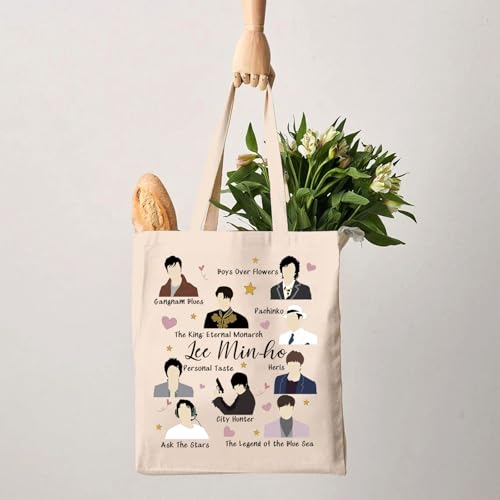 G2TUP Actor Inspired Gift Lee Min-H Tote Bag Korean Drama Lover Handbag South Korean Culture Gift2