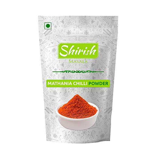 Image of Shirish Masala Mathania Lal Mirch Powder 500 Gram | Mathania Red Chilli Powder | Red Chilli Powder |La Mirch Powder (500 Gram Pack of 1)