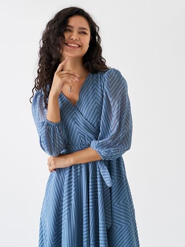 Image of AASK Women Fancy Plain & Solid Designer Dress for Women