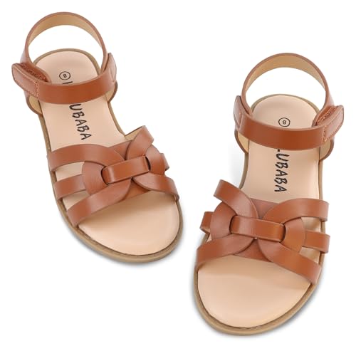 Wulubaba Toddler Girl Sandals – Open Toe Strappy Summer Shoes for Little Feet