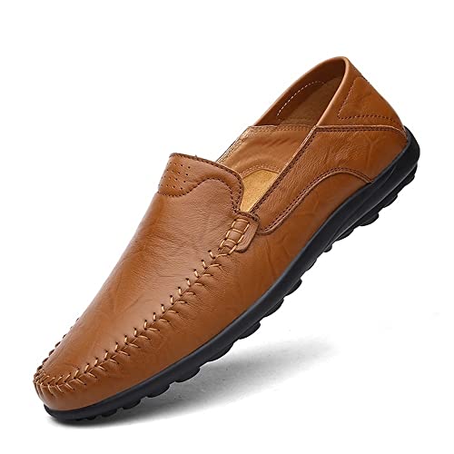 Men's Loafers Shoes Moccasins Shoes Round Toe Simple Faux Leather Flexible Comfortable Flat Heel Prom Slip On4