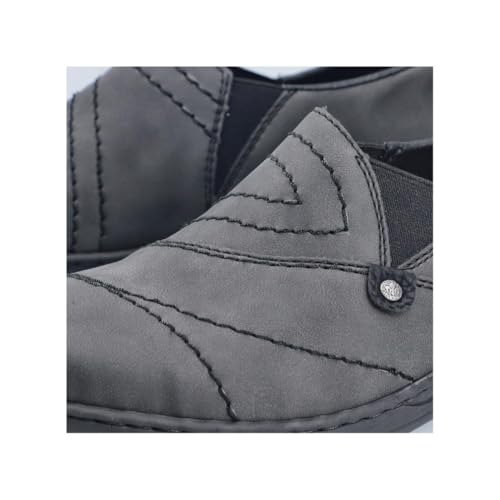 Rieker Damen 48961 Slipper Grau 39 – Ansicht 9