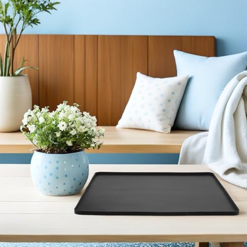 Bandeja de goteo impermeable protector de suelo para humidificadores 8
