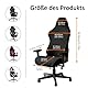 CAAGGMM Gaming Stuhl Bezug Set, 4 Stück Gaming Stuhlhussen, Waschbar GamingStuhlbezüge, Sitzbezug Bürostuhl Dehnbare, Schwarz Bürostuhl Bezug, mit Armlehnen Stuhlrücken, Bezug, für Bürostühle, Sessel