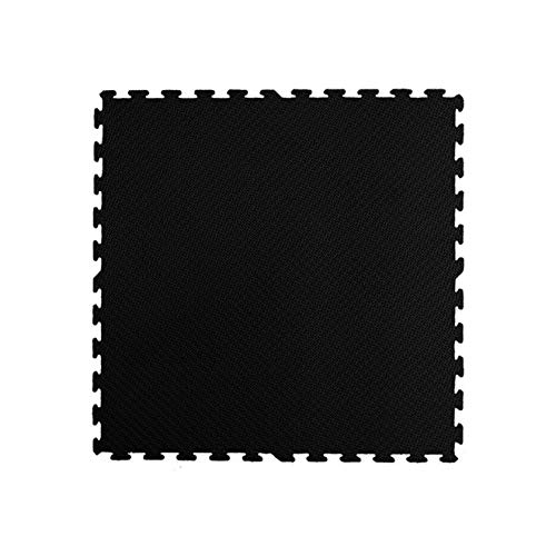 Tatame Em E.V.A 50X50 10Mm Com Encaixe - PRETO
