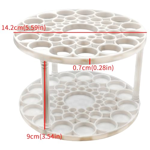 Image of 5PCS Paint Brush Holder Stand-Artist Paint Holder for Pens and Detachable Portable Plastic Pencil Makeup Brush Organizer for Desk Organizer for Color Pencil and Paintbrush