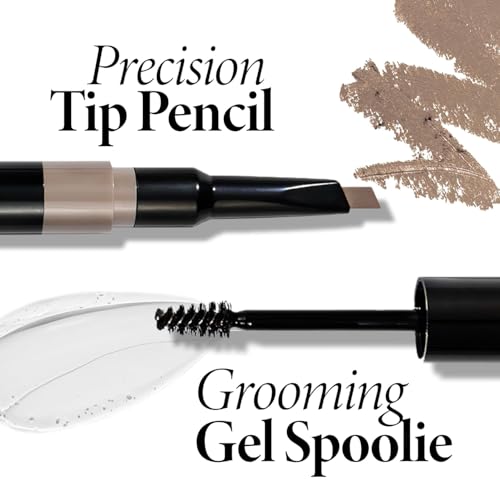LAURA GELLER NEW YORK Sculpt-n-Stay 2-in-1 Waterproof Eyebrow Pencil & Brow Gel – Taupe – Fills Sparse Brows, Defines & Sets – Smudge-Proof, Long-Lasting, Natural Finish - Image 4