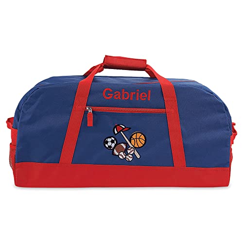 All Sports Kids Personalized Medium Duffel Bag, 23" Long, Boys Sports Bag #TOP5