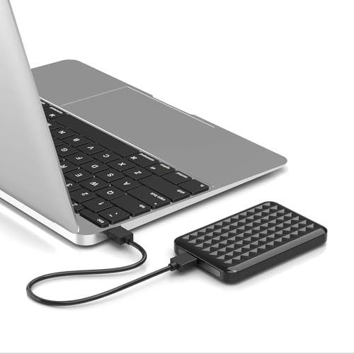 Image of 1TB External Hard Drive USB3.0 High Speed Data Transfer Memory Expansion Data Storage & Portable Backup HDD Compatible with PC, Computer, MacBook, Chromebook.