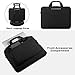 DOMISO 15-15.6 Zoll Laptop Sleeve Business Aktentasche Computer Tasche Kompatibel mit Lenovo 15.6" Ideapad 330/16" MacBook Pro/HP EliteBook 850 G3/Envy x360 15/Latitude 3580/Asus,Schwarz