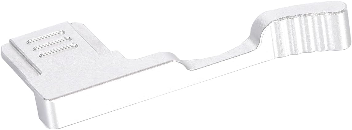 Metal Thumbs Up Grip for Fujifilm Fuji X-E5 Camera, XE5 Thumb Up Rest Hand Grip Anti-Slip Finger Grip, Hot Shoe Mount Thumb Support Enhanced Grip for One-Handed Photography (Silvery)